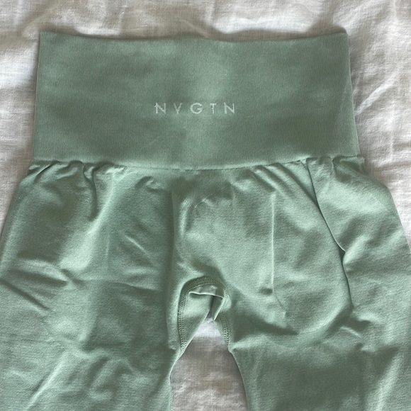 NVGTN Pants - NVGTN sage green leggings xs